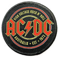AC/DC Circular Standard Patch: Est. 1973