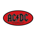 AC/DC Standard Patch: Oval Logo 2