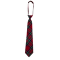Adjustable Christmas Plaid Tie
