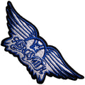 Aerosmith Standard Patch: Wings Blue (Blue)