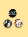 Amyl and the Sniffers - Set of 3 Button Badges - Badge