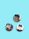 Audrey Hepburn - Set of 3 Button Badges - Badge