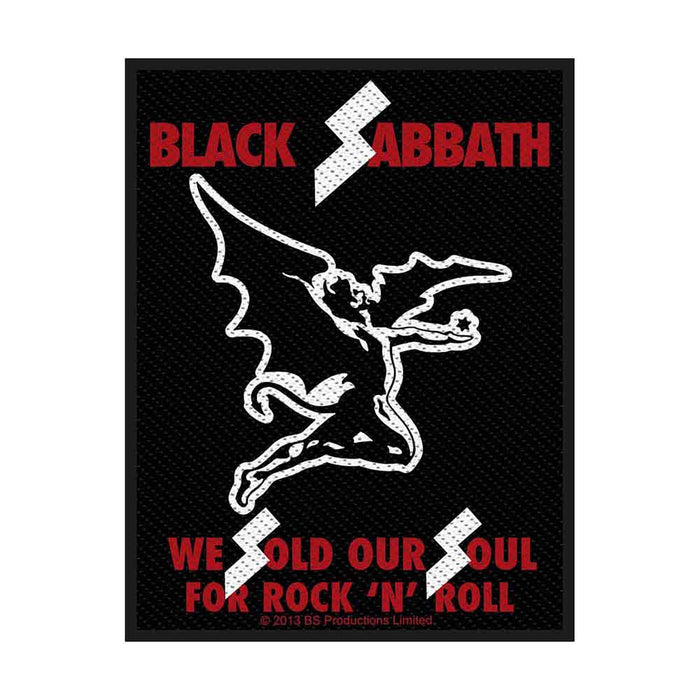 Black Sabbath Standard Patch: Sold Our Souls