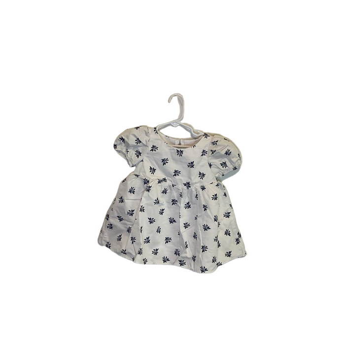 Cap Sleeve Empire Waist Dress / Flowers