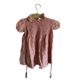 Cap Sleeve Peter Pan Collar Corduroy Dress