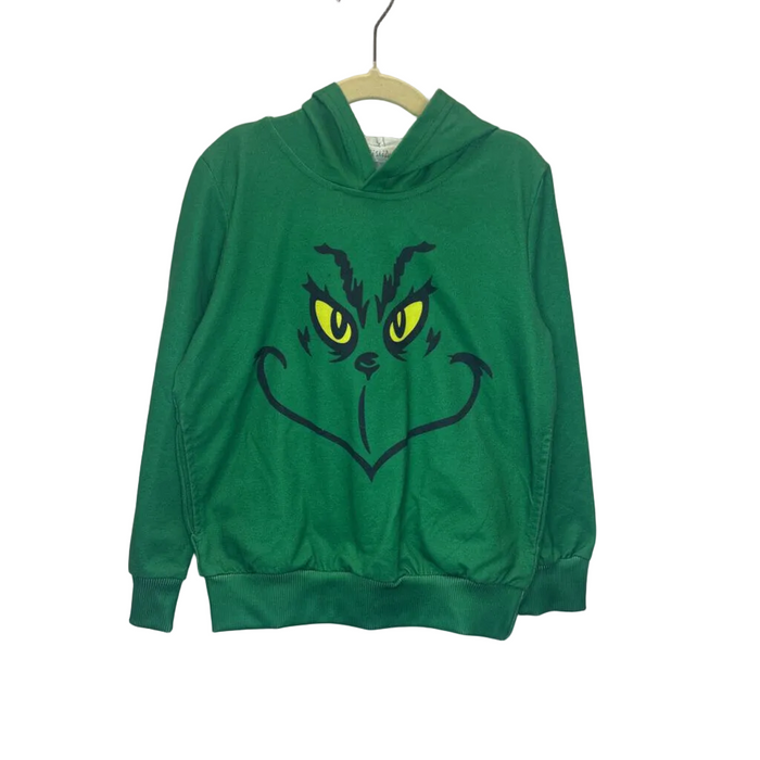 Christmas Hoodie / Grinch Face