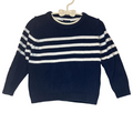 Crewneck Striped Sweater Pullover
