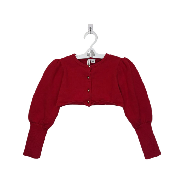 Cropped Button-Up Cardigan