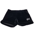 Elastic Waist Velvet Shorts