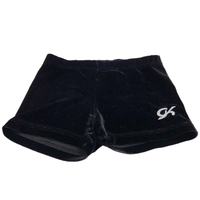 Elastic Waist Velvet Shorts