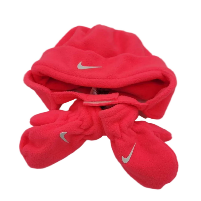 Fleece Winter Hat + Mittens