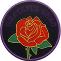 Grateful Dead Circular Standard Patch: Rose