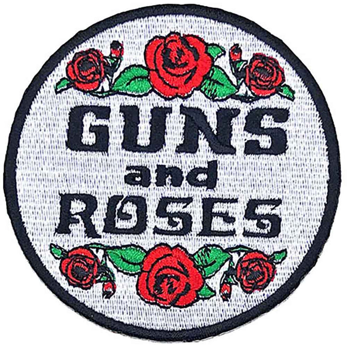 Guns N' Roses Circular Standard Patch: Roses