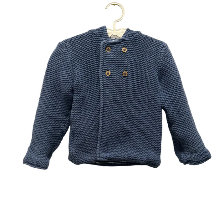 Hooded Cable Knit Jacket