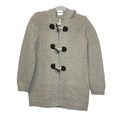 Hooded Toggle Clasp Cardigan Sweater