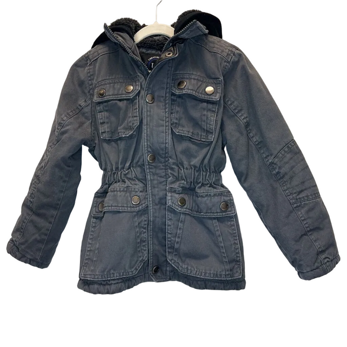 Hooded Zip Up Bomber Jacket