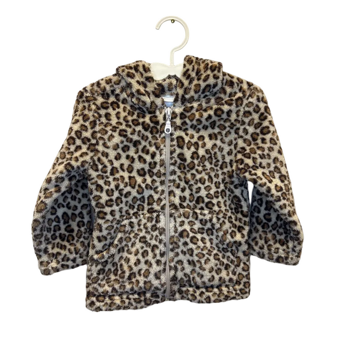 Hooded Zip Up Fleece Jacket