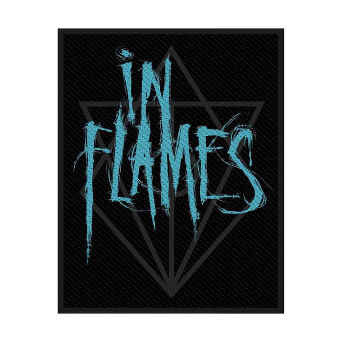 In Flames Standard Patch: Scratched Logo