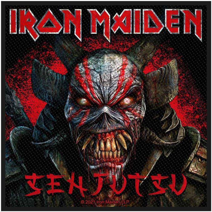 Iron Maiden Standard Patch: Senjutsu Back Cover