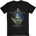 Iron Maiden Unisex T-Shirt: Live After Death Diamond - Black