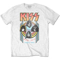 KISS Unisex T-Shirt: World Wide - White