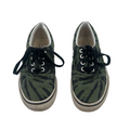Lace Up Striped Tennis Shoes