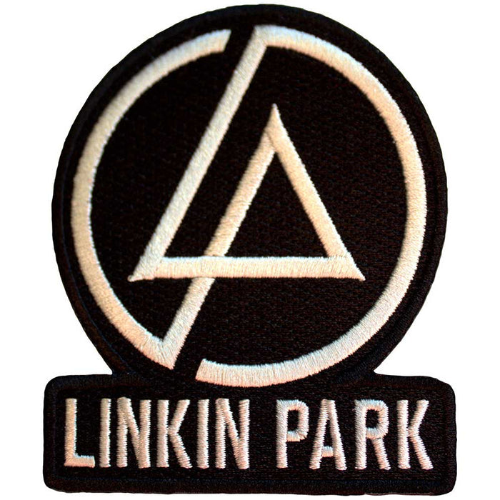 Linkin Park Standard Patch: Concentric Text Logo (Black)