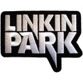 Linkin Park Standard Patch: White Logo (Black)