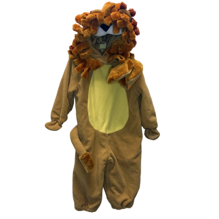 Lion Bodysuit/Zipper/Slippers
