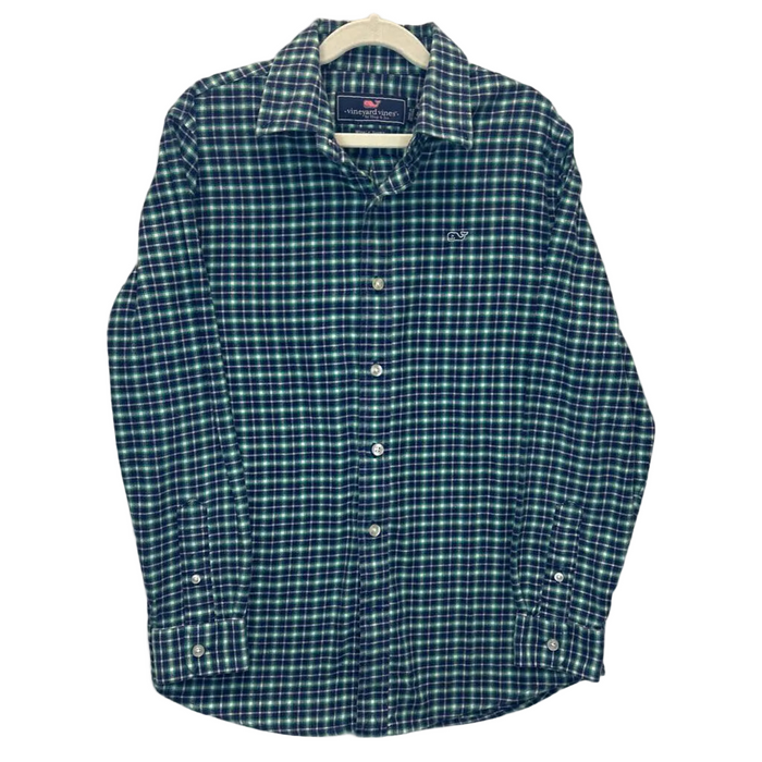 LS Button Down Collared Shirt/Plaid