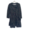 LS Button Down Corduroy Dress / Flowers