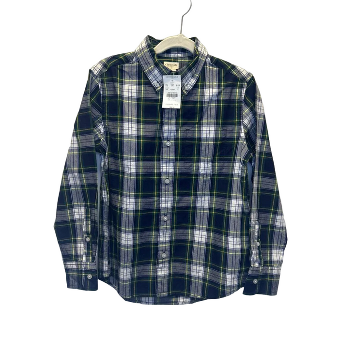 LS Button Down Plaid Shirt