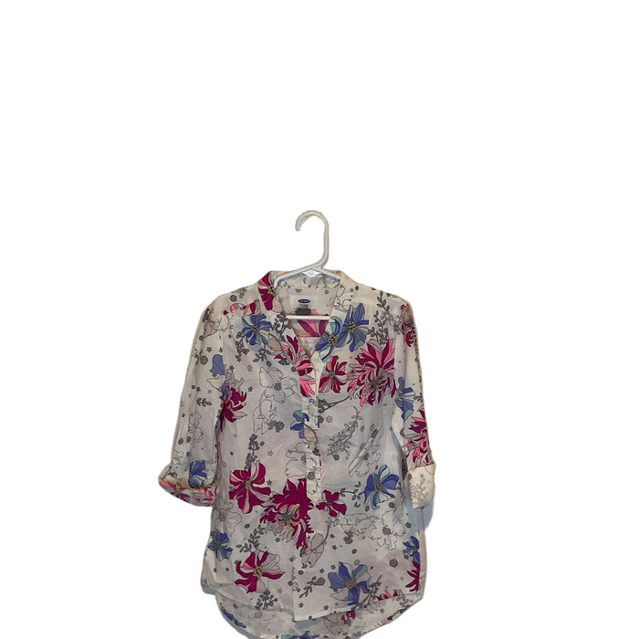 LS Button Down Shirt / Flowers