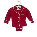 LS Button Up Pajama Set