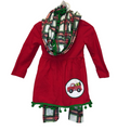 LS Christmas Shirt/Pant/Scarf Set