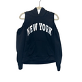 LS Cold Shoulder Hoodie / New York