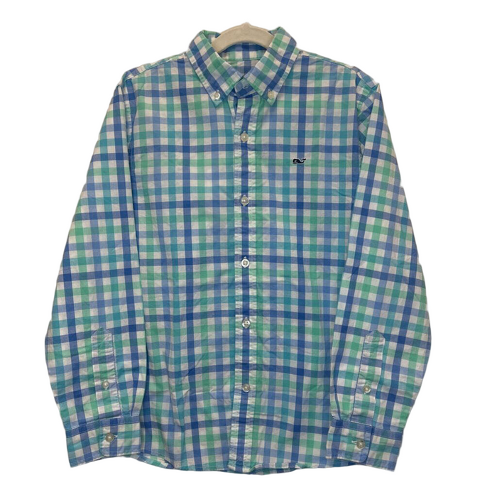 LS Collared Button Down / Checkered