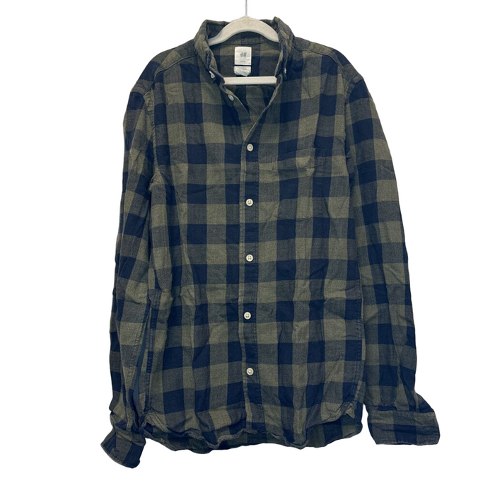 LS Collared Button Down / Checkered