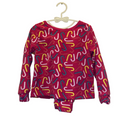 LS Fleece Pajamas / Candy Canes