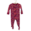 LS Footed Onesie / Candy Canes