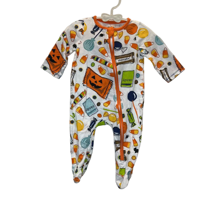 LS Footed Onesie / Halloween Candy