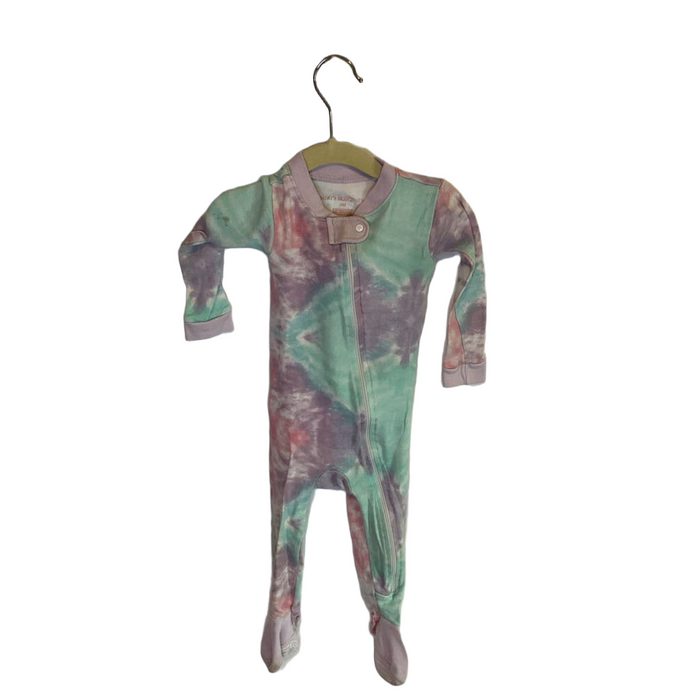LS Footed Velvet Onesie / Tie Dye