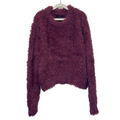 LS Fuzzy Crewneck Sweater Shirt