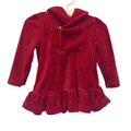 LS High Collar Shirt/ Faux Velvet