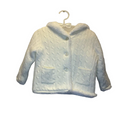 LS Hooded/Faux Fur Lined Sweater/Button
