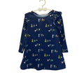 LS Pajama Dress / Trees