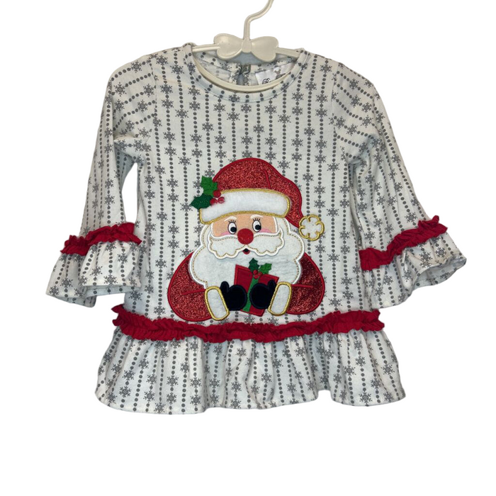 LS Shirt Red Ruffle/Santa