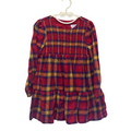 LS Smock Style Dress/Plaid