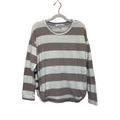 LS Striped Shirt / Button Sides