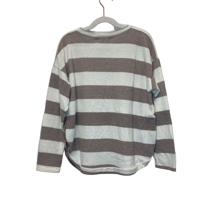 LS Striped Shirt / Button Sides